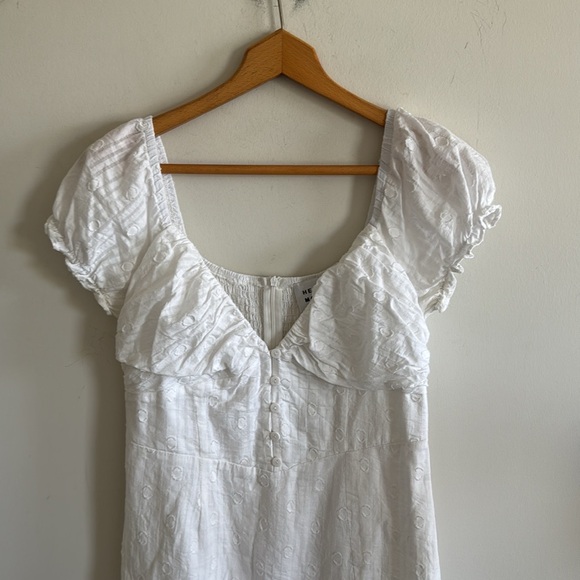 Hello Molly white STELLA MIDI DRESS size 10 - Picture 5 of 9